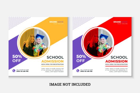 Back to School Admission Instagram Post