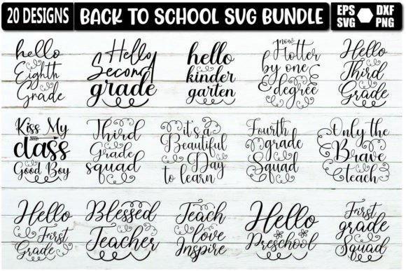 Back to School Free SVG Bundle Vol.9