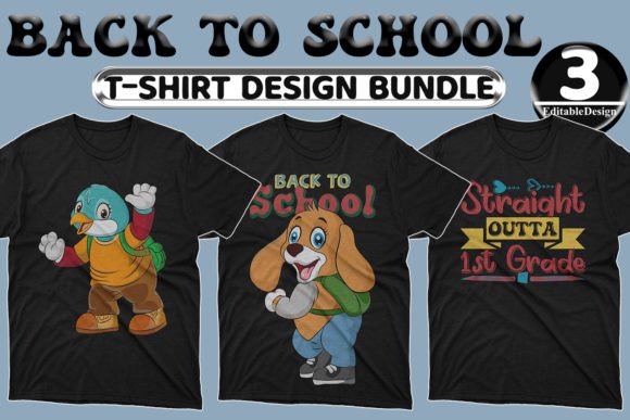 Back to School T-shirt Design Bundle-02