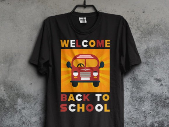 Back to School T-Shirt Design for Print
