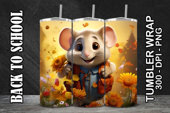 Mouse Back to School Tumbler 2