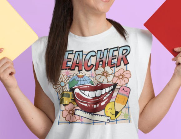 Teacher PNG, Back to School PNG: Instant Designs for Educators, Makers & Small Businesses